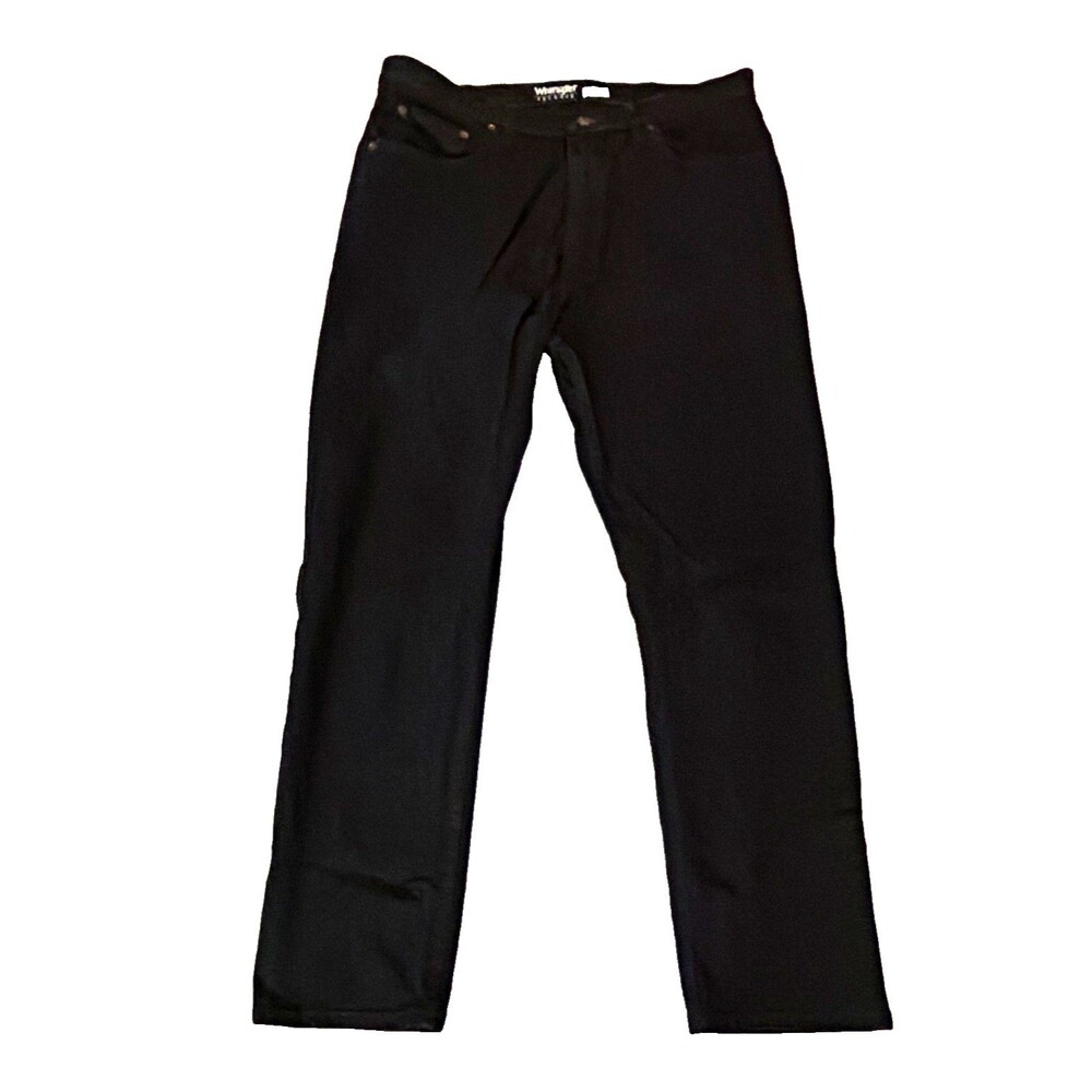 Wrangler Reserver Advanced Comfort Jeans Men’s 38x32 Black Stretch Straight